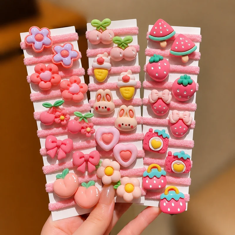 Élastique À Cheveux Fantaisie Enfant 2Pièces