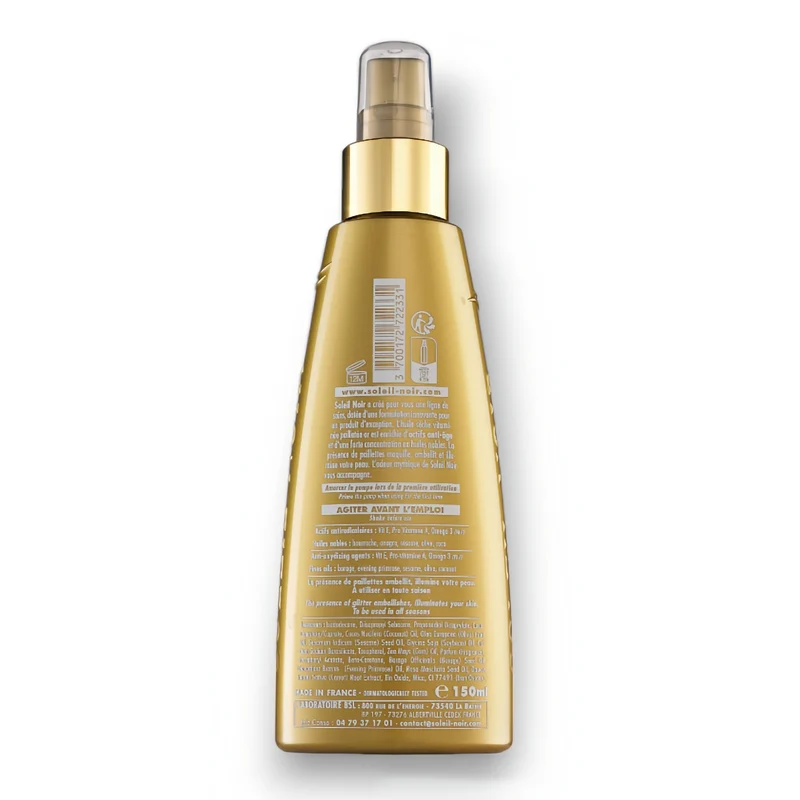 SPRAY HUILE SÈCHE Vitaminée Pailletée Or