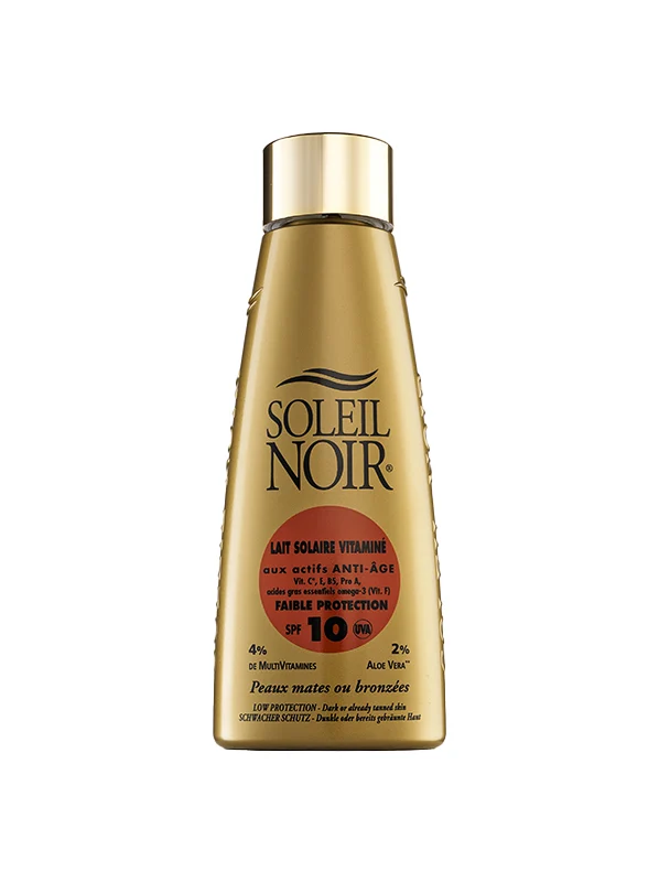 LAIT SOLAIRE Vitaminé SPF10 Faible Protection