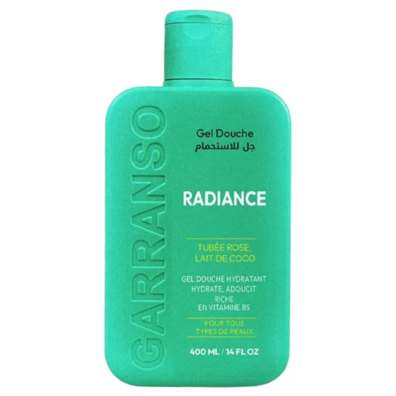 Garranso Gel Douche Radiance Tubée Rose Lait De Coco