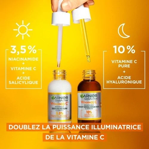 Garnier Skin Active Sérum De Nuit À La Vitamine-C