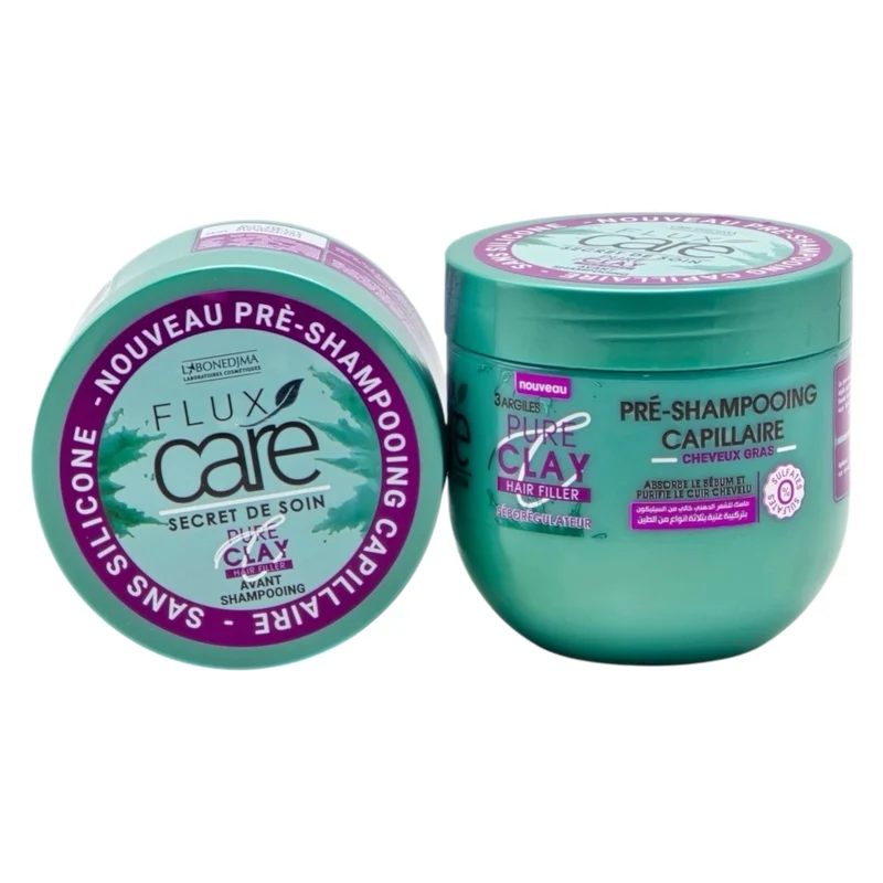 Flux Care Secret Masque Cheveux Pure Clay