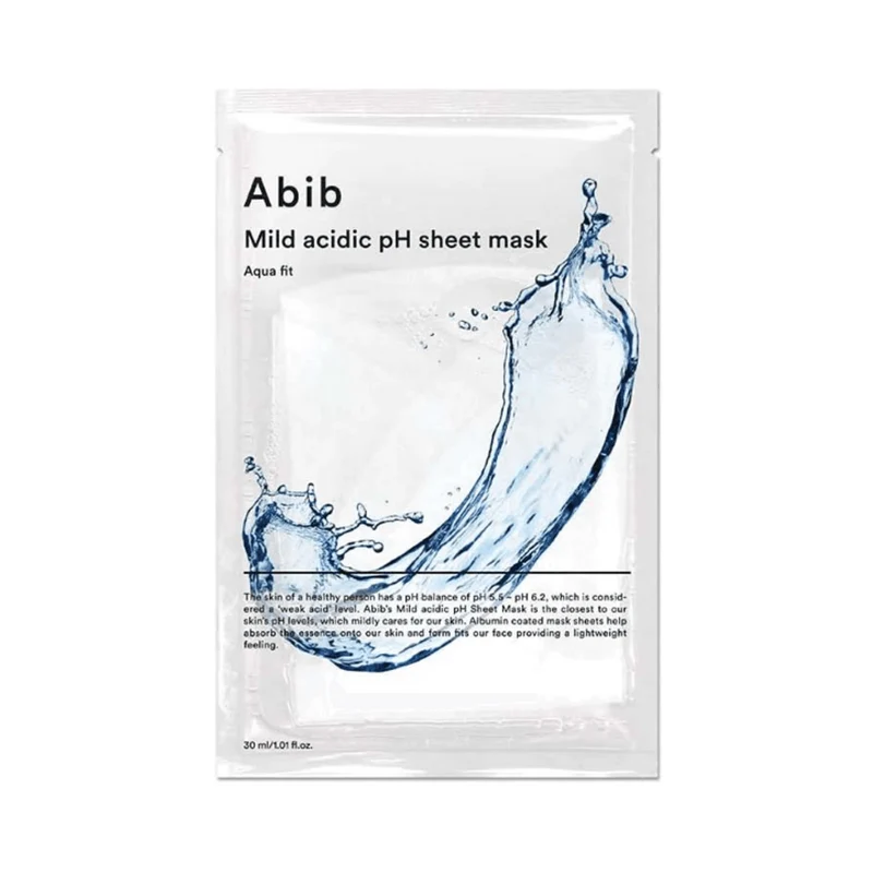 Abib Mild Acidic pH Aqua Fit Maschera in Tessuto 30ml — Maschera in tessuto