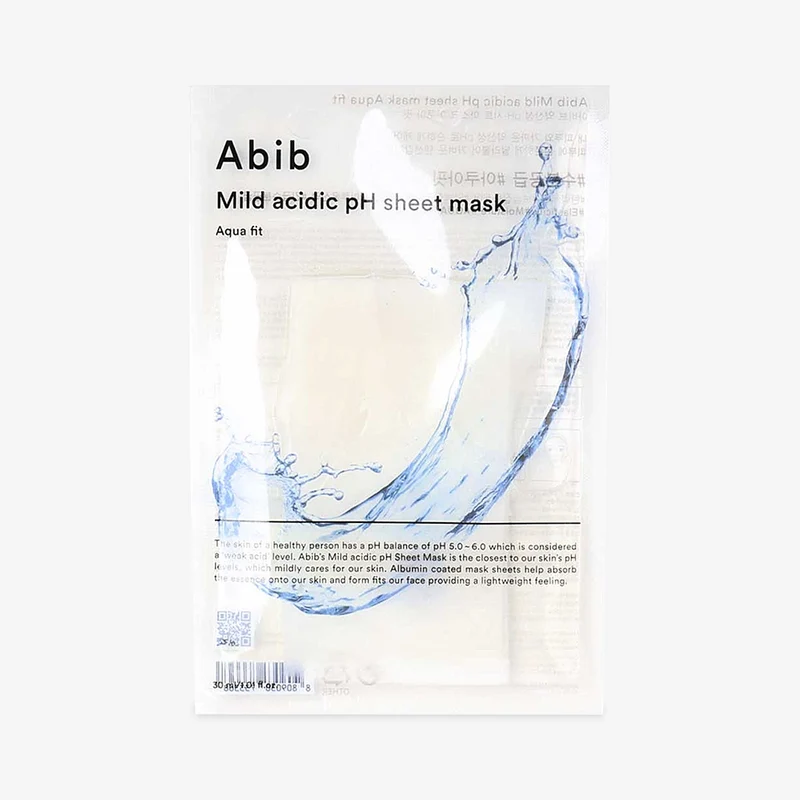 Abib Mild Acidic pH Aqua Fit Maschera in Tessuto 30ml — Maschera in tessuto