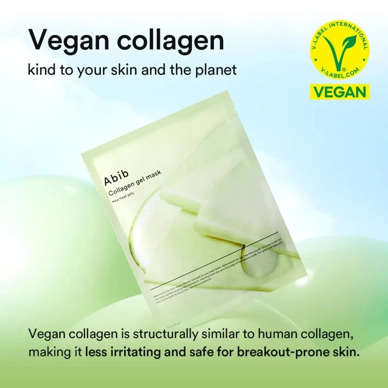 Abib Collagene Gel Jelly Heartleaf Maschera in Tessuto 35g — Maschera in tessuto