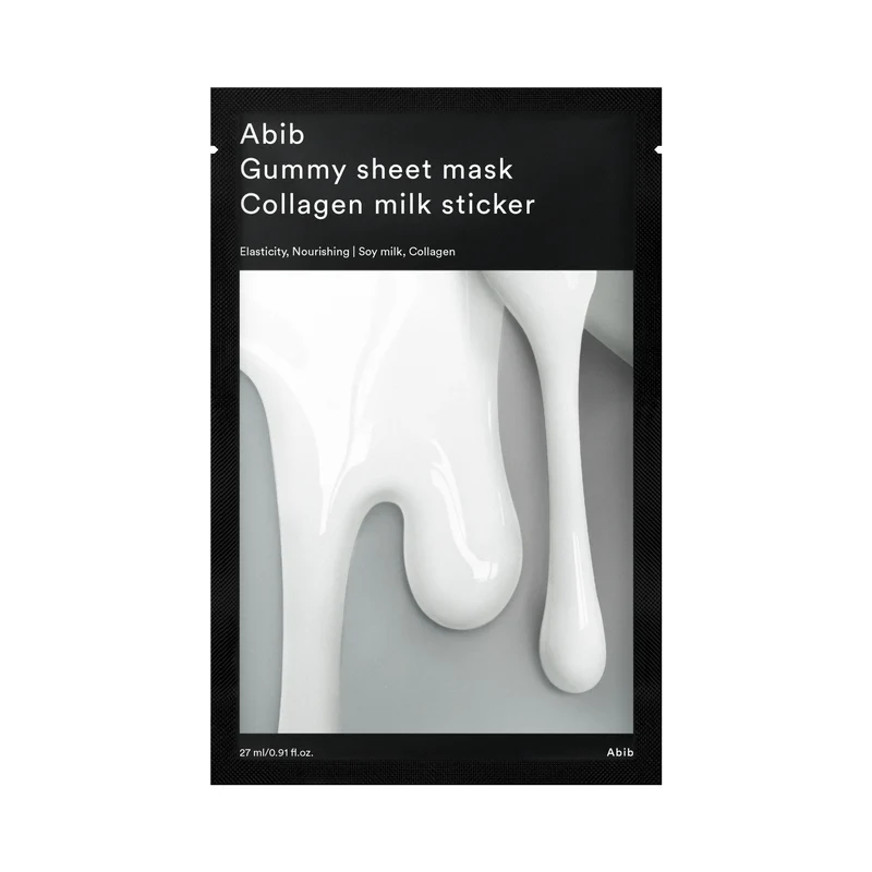 Abib Gummy Collagene Milk Sticker Maschera in Tessuto 27 ml — Maschera viso