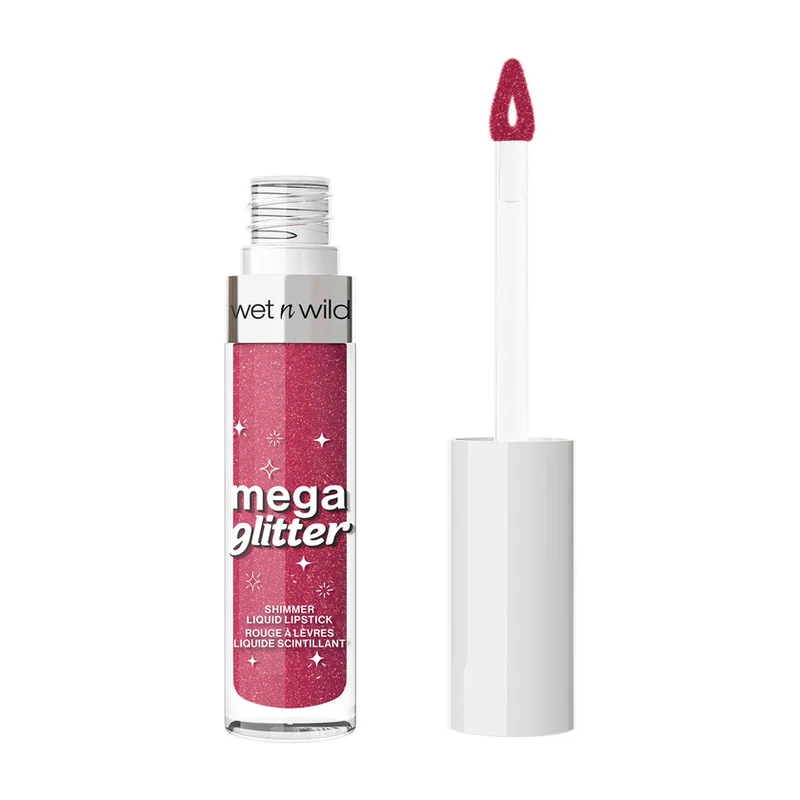 Wet n wild Mega Glitter Shimmer Liquid Rossetto Pink Future — Rossetto glitter