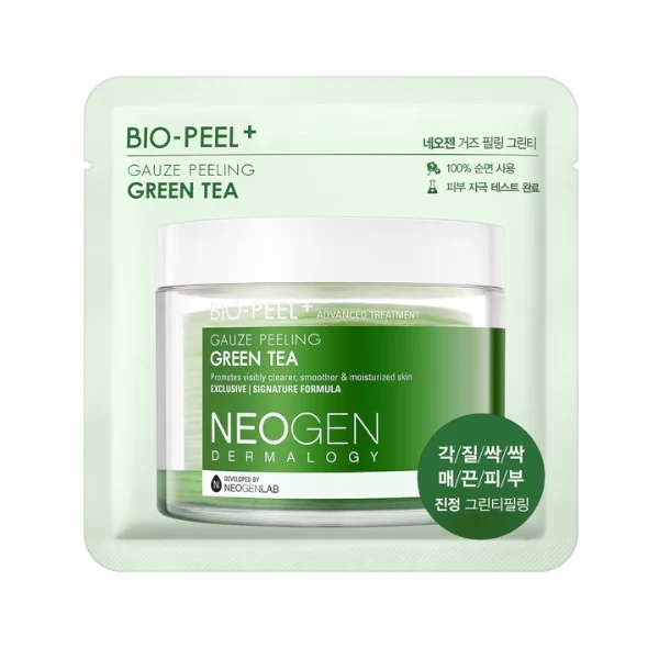 Compresse Bio-Exfoliantes au Thé vert (1 pad)