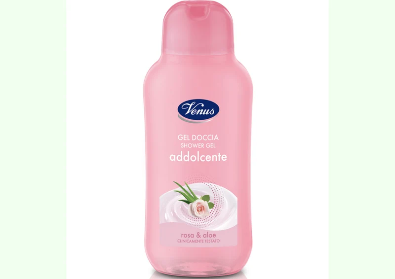 Venus Bagno Doccia Addolcente Rosa E Aloe 650 ml — Gel doccia