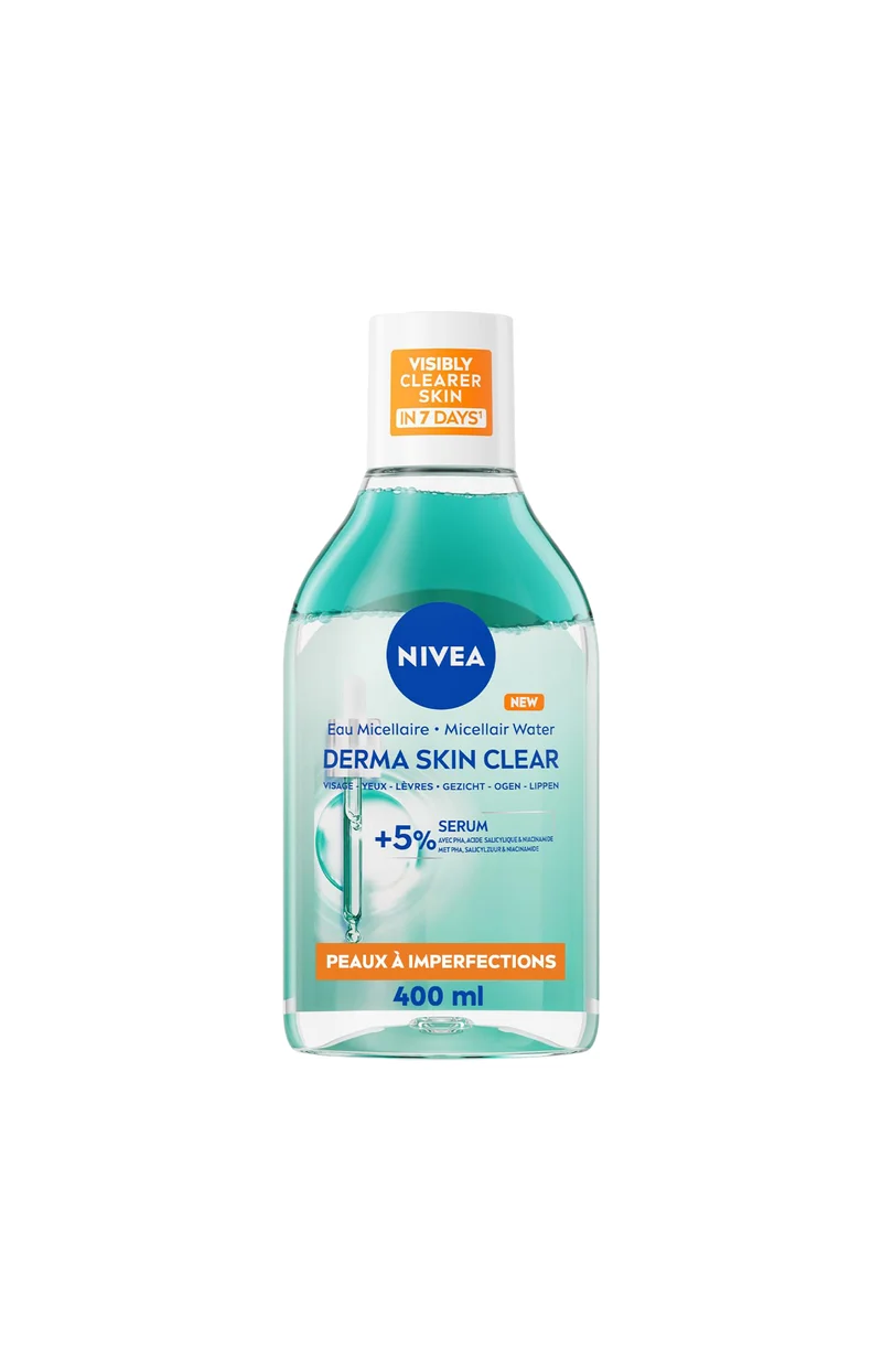 Eau micellaire purifiante - Derma Skin Clear - Visage - 400ml