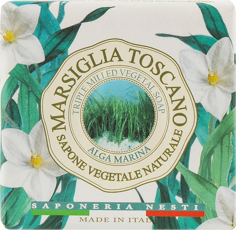 Saponeria Nesti Sapone Marsiglia Toscano Alga Marina 200 gr — Sapone