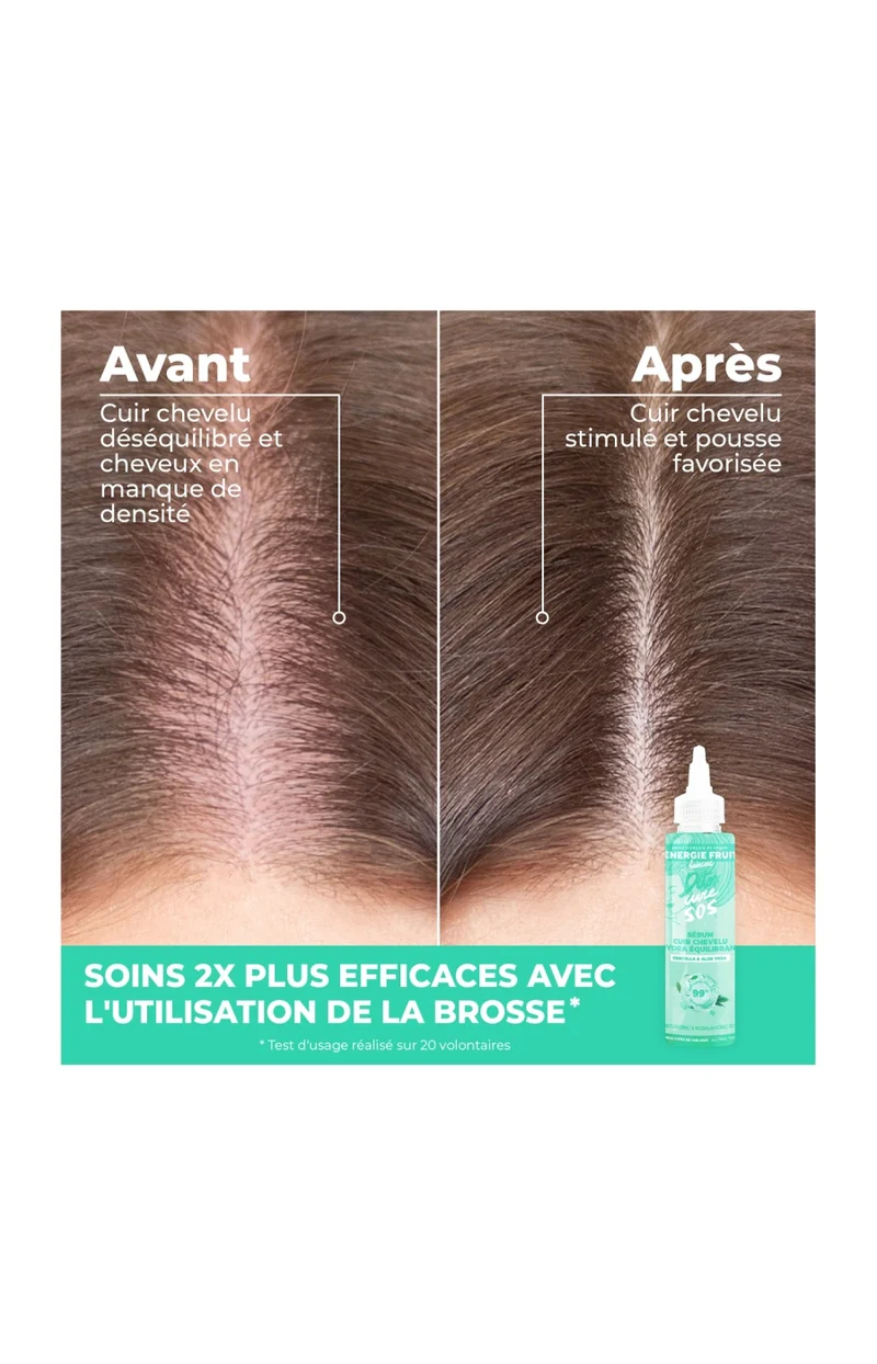 Brosse massante - Cuir chevelu