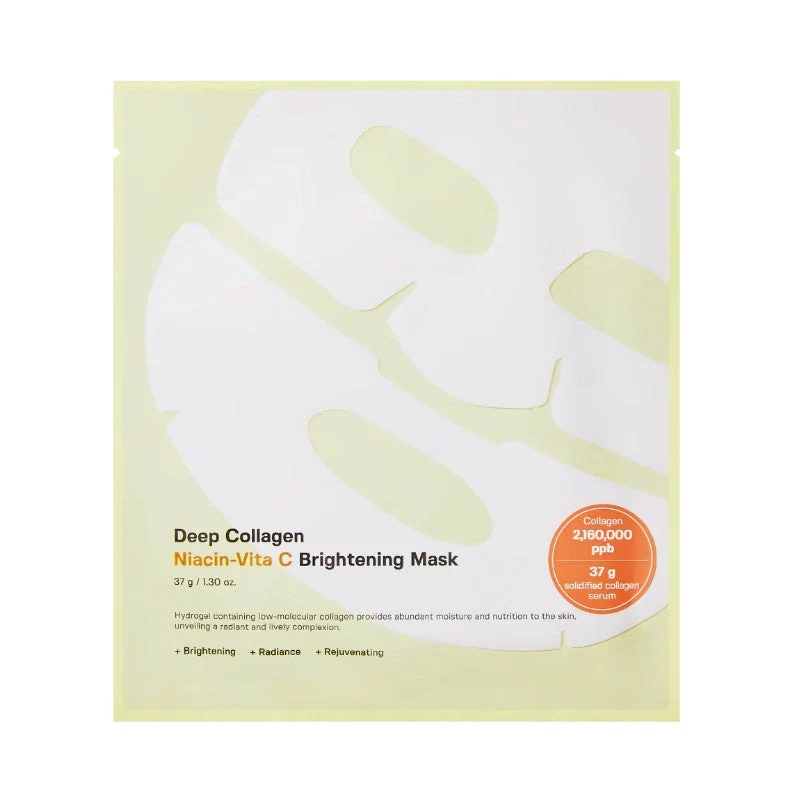 Sungboon Editor Deep Collagene Niacin Vita C Maschera Hydrogel Illuminante 37g — Maschera hydrogel
