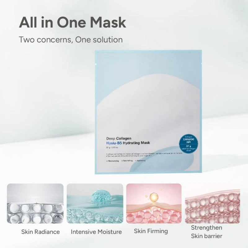 Sungboon Editor Deep Collagene Hyalu-B5 Maschera Hydrogel Idratante 37g — Maschera hydrogel