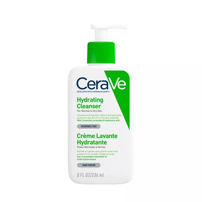 Cerave Crème Lavante Hydratante Visage Et Corps Pour Les Peaux Sèches À Très Sèches