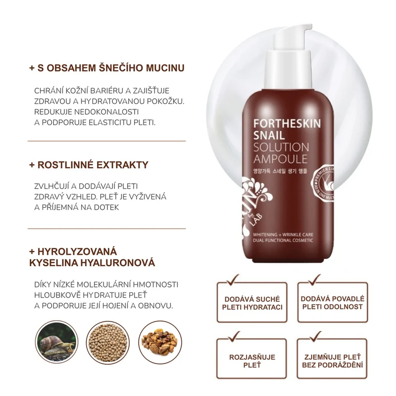 Fortheskin Fiala Soluzione Bava di Lumaca — Siero viso
