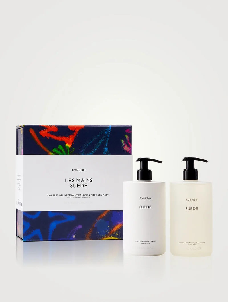 Byredo Suede Set sapone liquido e lozione mani — Set cura mani
