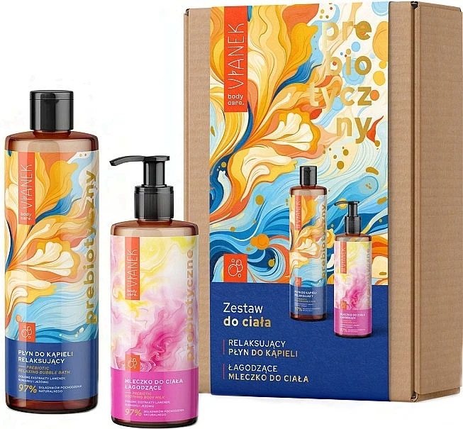 Vianek Set Corpo Prebiotico Bagnoschiuma 400ml + Balsamo 300ml — Set corpo