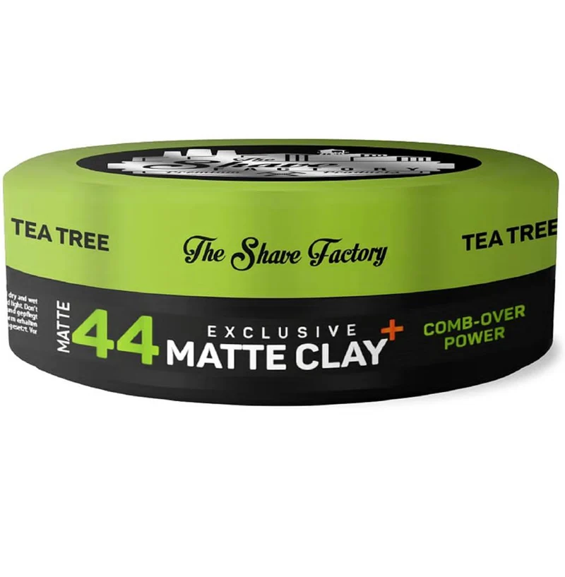 The shave factory Exclusive Matte Clay 44 Comb-Over Power 150 ml — Cera per capelli