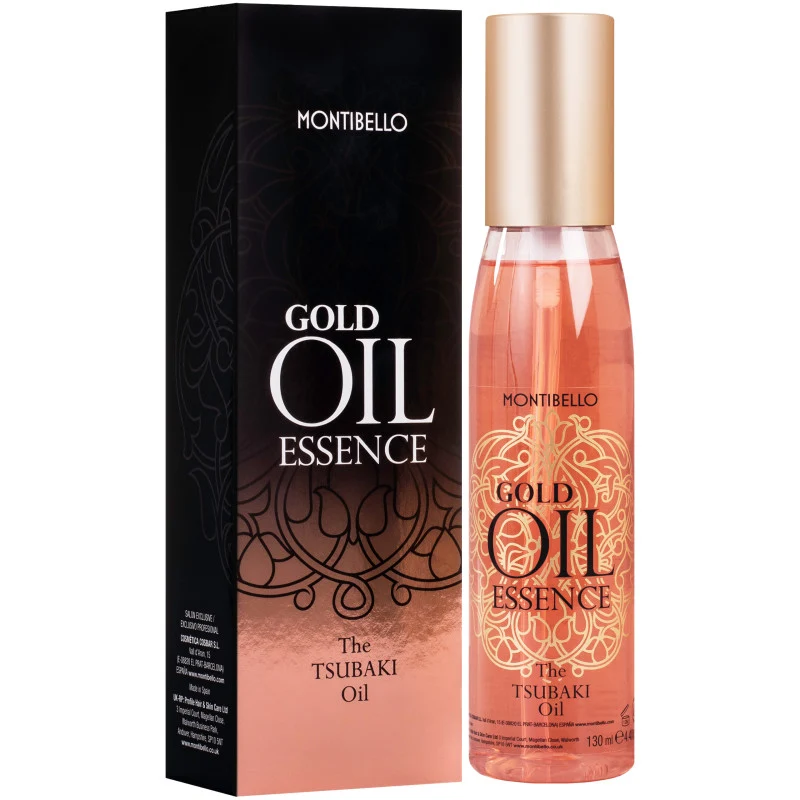 Montibello Gold Oil Essence Olio tsubaki 130ml — Olio capelli
