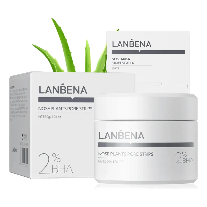 Lanbena Nose Plants 2% BHA 30 g — Strisce per i Pori