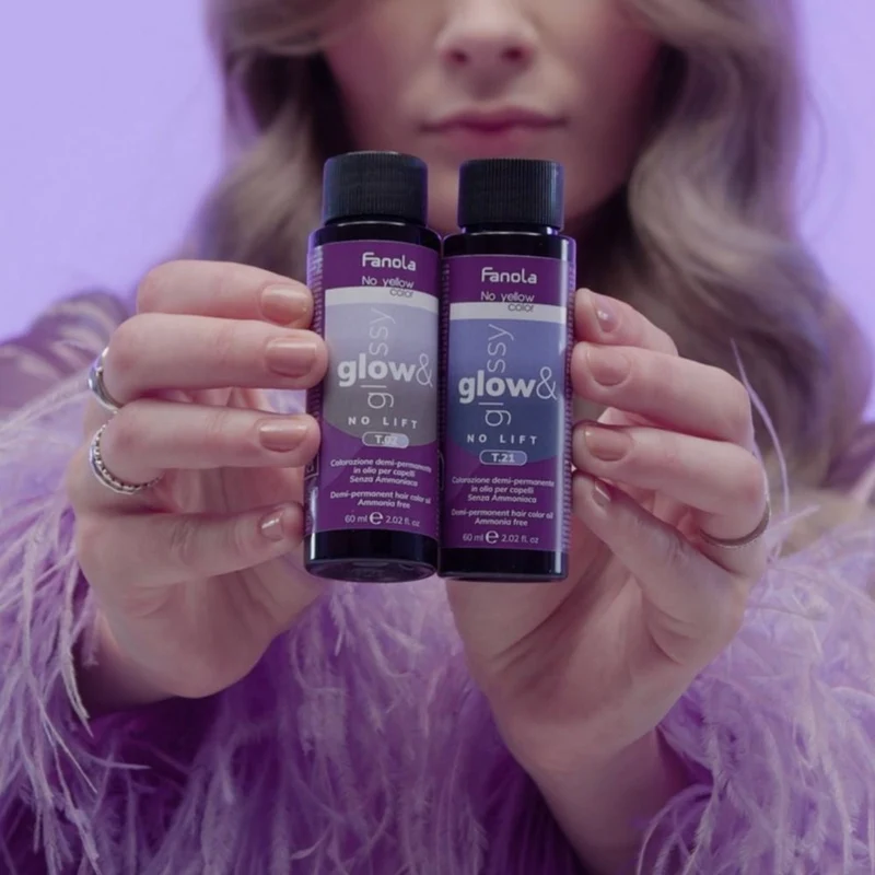 Fanola No Yellow Glow&Glossy Toner 60ml T.02 — Toner capelli