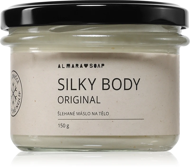 Almara Soap Silky Body 150 g — Burro Corpo Montato