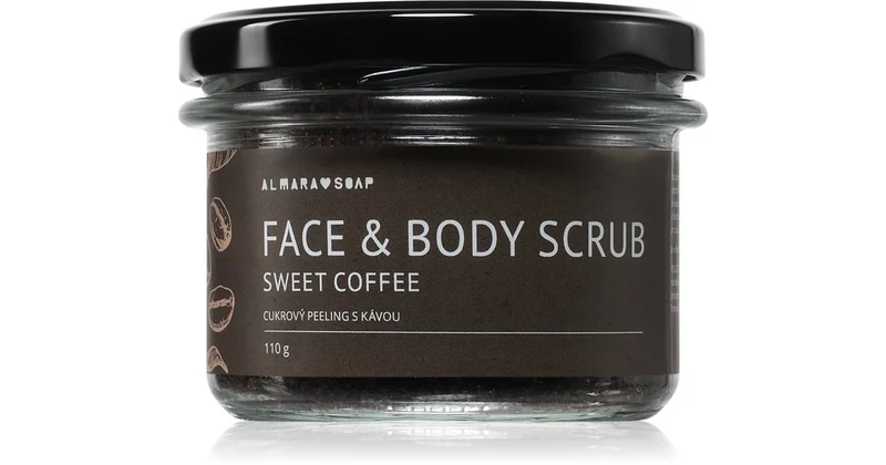 Almara Soap Sweet Coffee 110 g — Scrub allo Zucchero Corpo e Viso