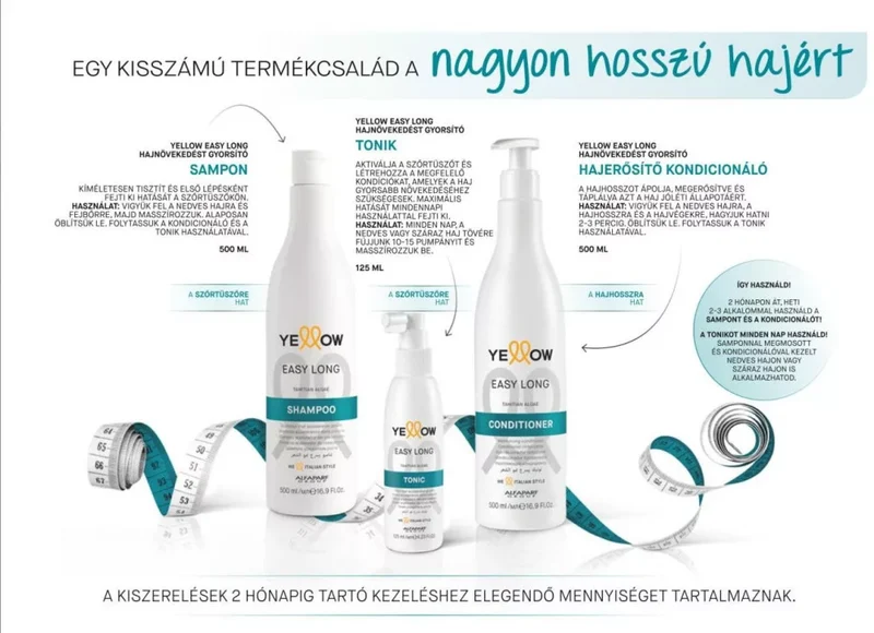 Alfaparf Yellow Easy Long Tonico 125ml — Tonico capelli