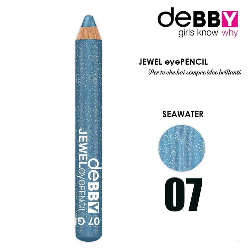 Debby Matita Occhi Jewel 07 Seawater Glitter — Matita occhi
