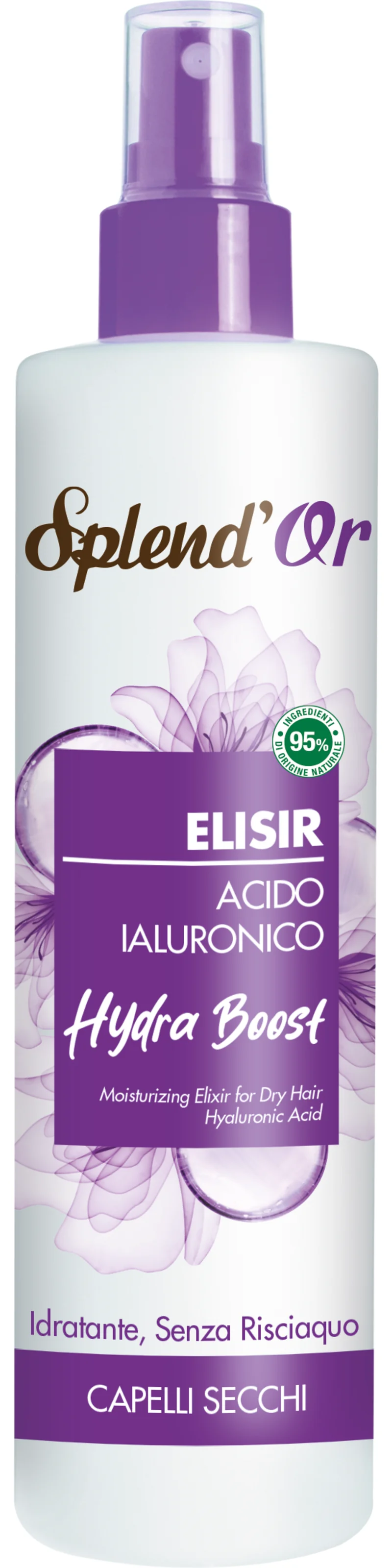 Splendor Elisir acido ialuronico Hydra Boost 200 ml — Elisir per capelli