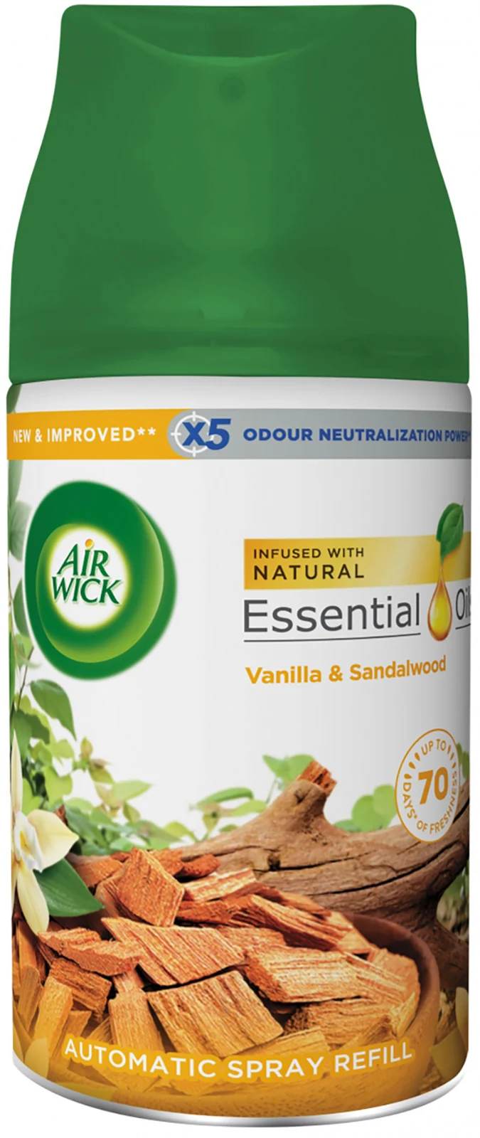Air Wick Freshmatic Vanilla Sandalwood 250 ml — Deodorante