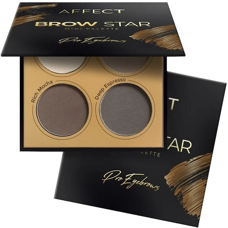 Affect Brow Star Palette Sopracciglia 4× 2 g — Palette Sopracciglia