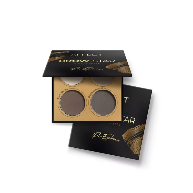 Affect Brow Star Palette Sopracciglia 4× 2 g — Palette Sopracciglia