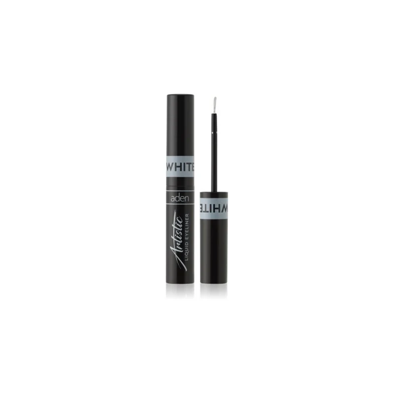 Aden Cosmetics Artistic Eyeliner Liquido 02 White 3,5 ml — Eyeliner