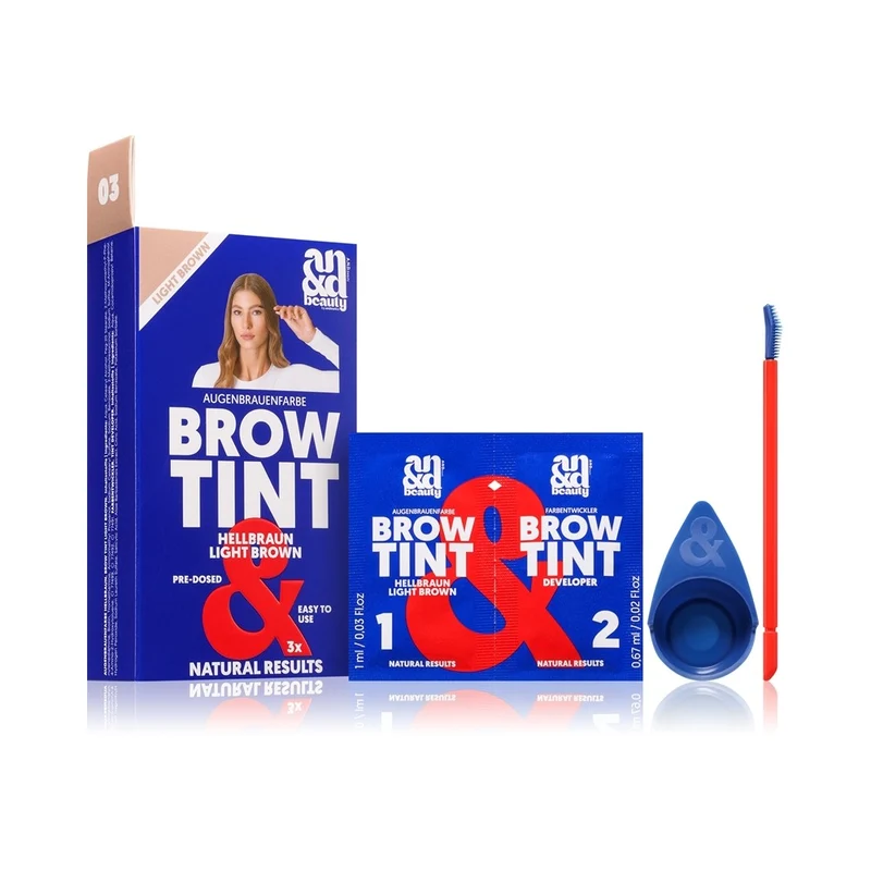 A.N.D. Beauty Brow Tinta Sopracciglia Light Brown 5 ml — Tintura sopracciglia