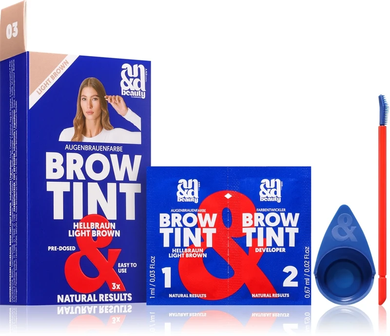 A.N.D. Beauty Brow Tinta Sopracciglia Light Brown 5 ml — Tintura sopracciglia