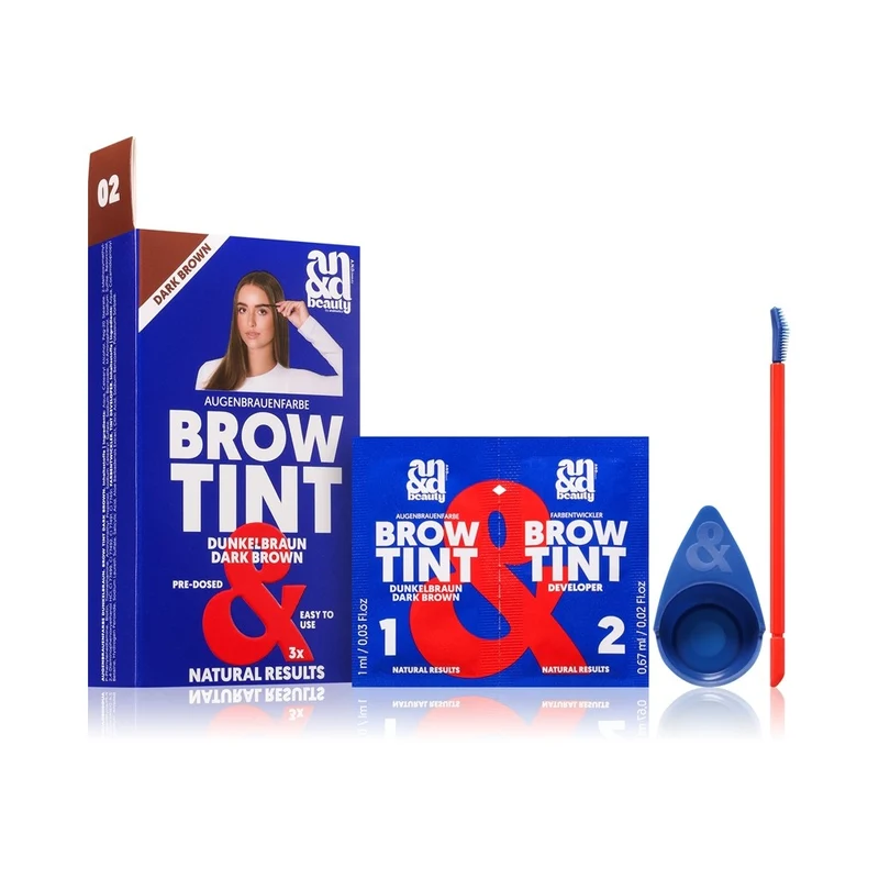 A.N.D. Beauty Brow Tinta Sopracciglia Dark Brown 5 ml — Tintura sopracciglia