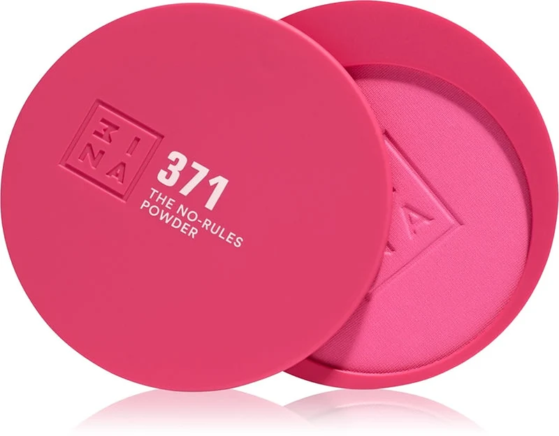 3INA The No-Rules Powder 371 Electric Pink Matte 8 g — Cipria Multifunzione