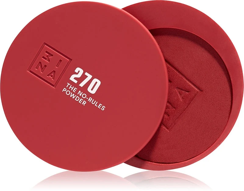 3INA The No-Rules Powder 270 Garnet Red Matte 8 g — Cipria Multifunzione