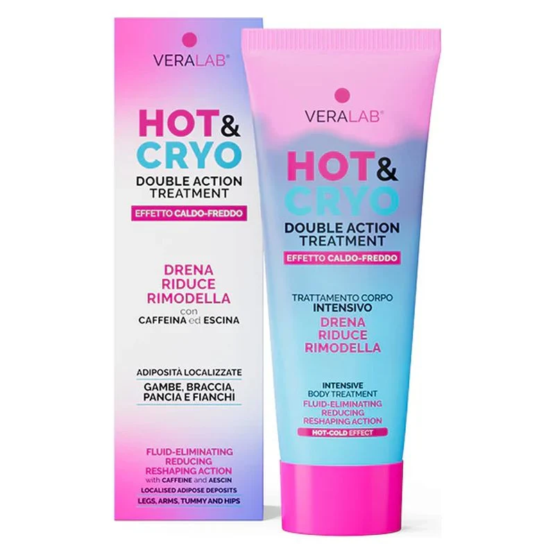 Veralab Hot&Cryo Trattamento Corpo Intensivo Effetto Caldo-Freddo 200 ml — Trattamento corpo