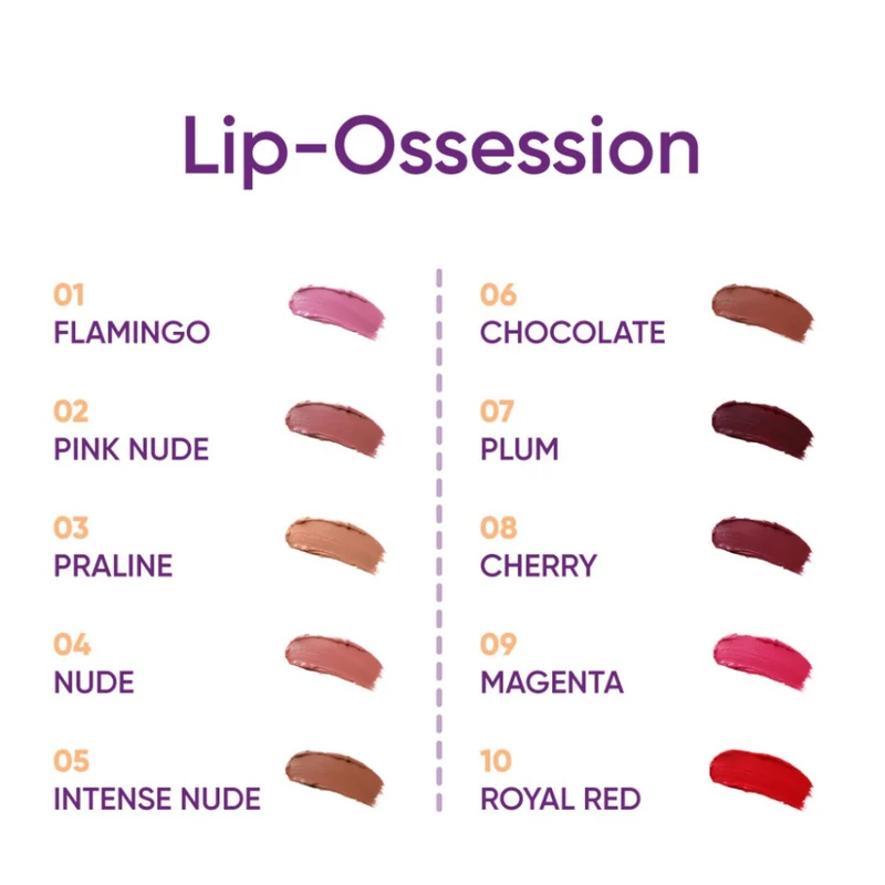 Nejha Lip-Ossession 01 Flamingo 3,5 g — Rossetto Cremoso