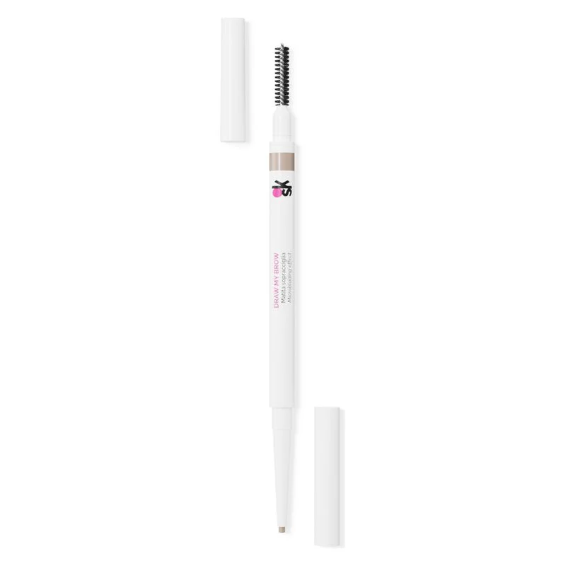 Overskin Draw My Brow Matita Sopracciglia Tratto Sottile 01 Biondo — Matita sopracciglia
