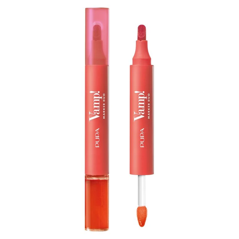 Pupa Vamp! Marker Duo 007 Red Potion 4 ml — Lucidalabbra