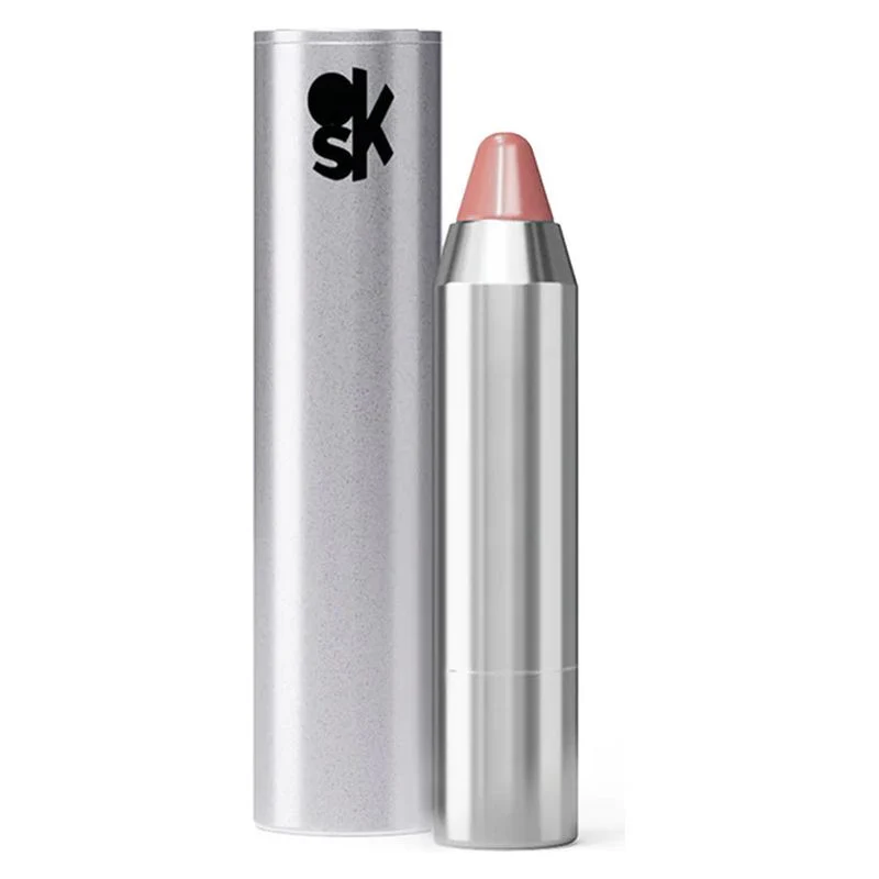 Overskin Click'N Kiss Shiny 01 Soft Rosie 1,5 g — Rossetto Lucido