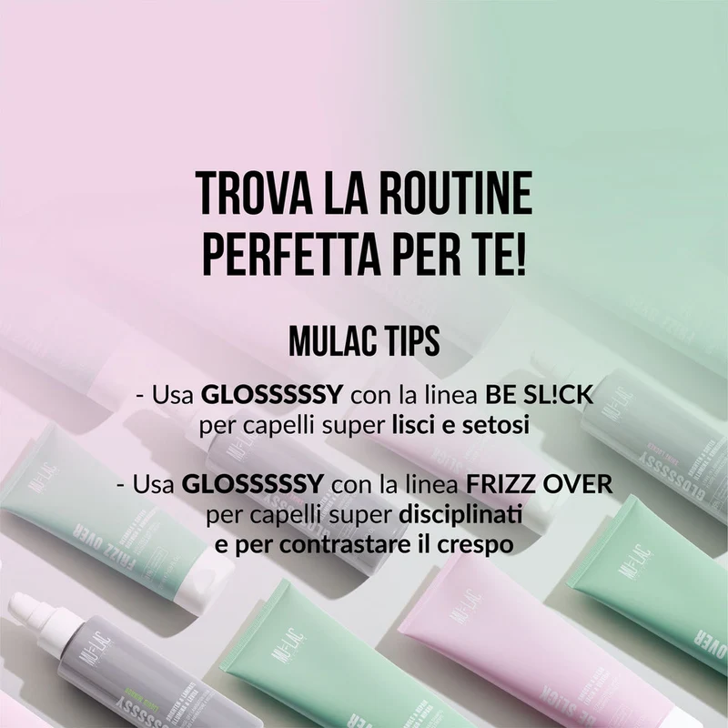 Mulac Glosssssy Liquid Mirror Brighten & Laminate 150 ml — Trattamento capelli