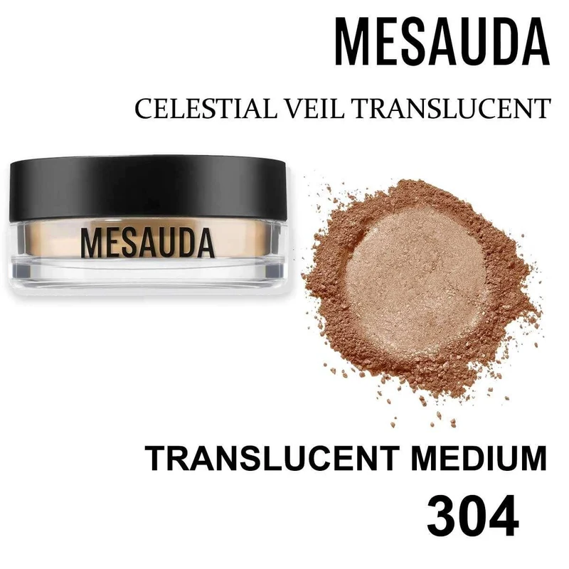 Mesauda Celestial Veil Translucent 304 Translucent Medium 12 g — Polvere Fissante