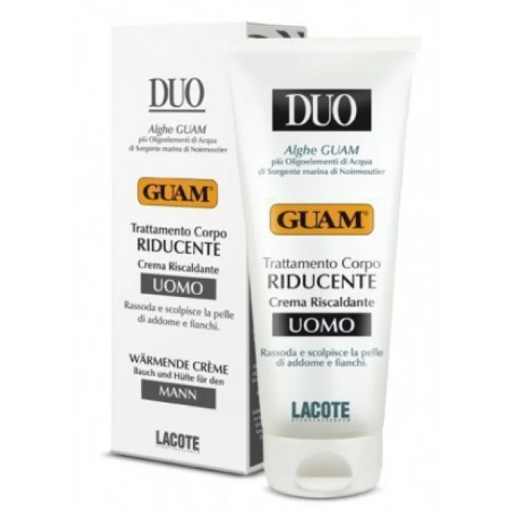 Guam Duo Trattamento Corpo Riducente Crema Riscaldante Uomo 200 ml — Crema Corpo