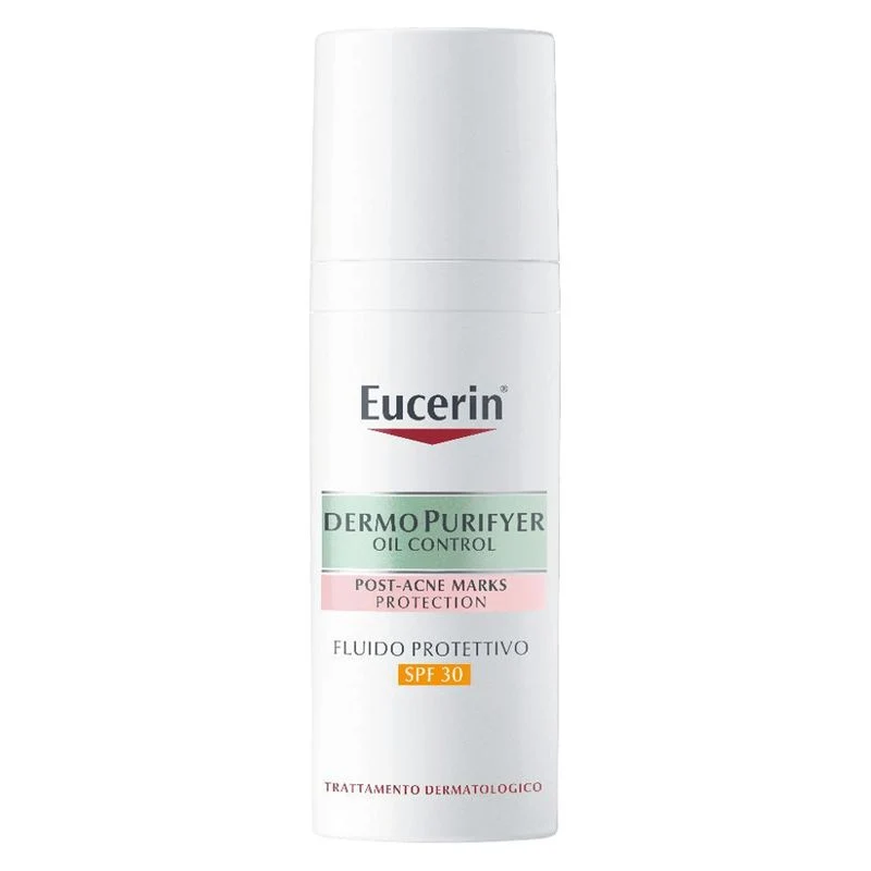 Eucerin Dermopurifyer Oil Control Post-Acne Fluido Protettivo SPF 30 50 ml — Fluido Solare