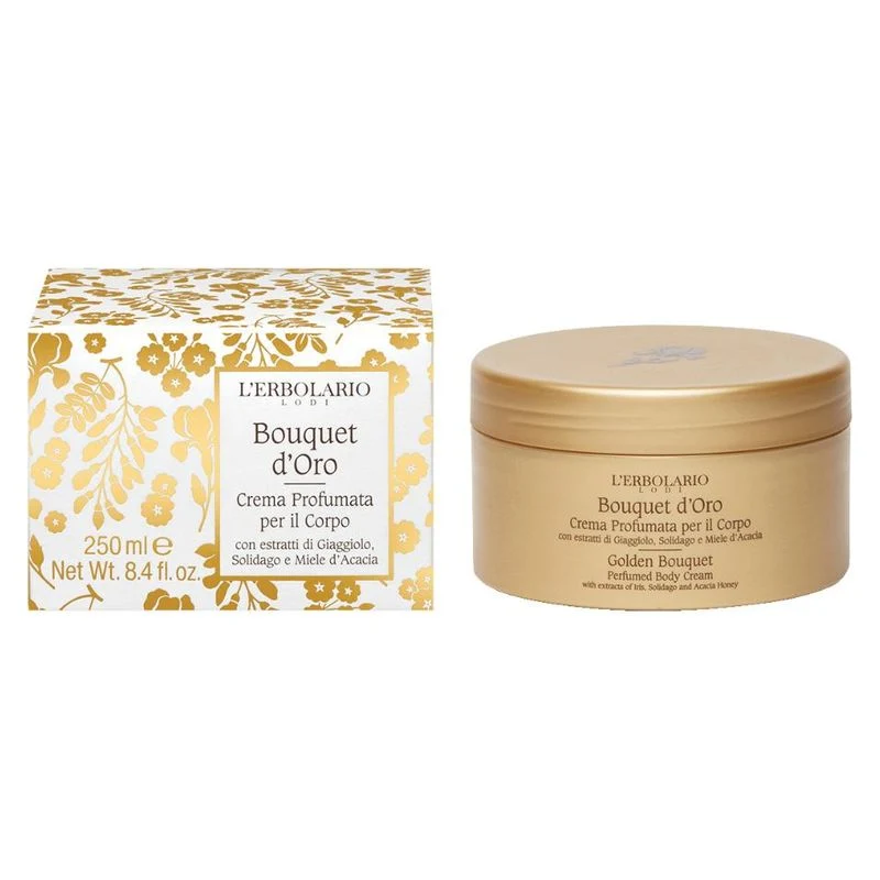 L'erbolario Bouquet D'Oro Crema Profumata Per Il Corpo 250 ml — Crema Corpo